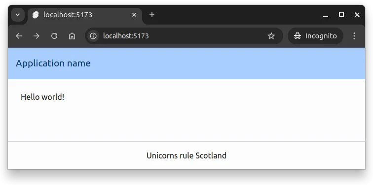 Fig 6. The location of the main area is moved to correspond to the screen width.