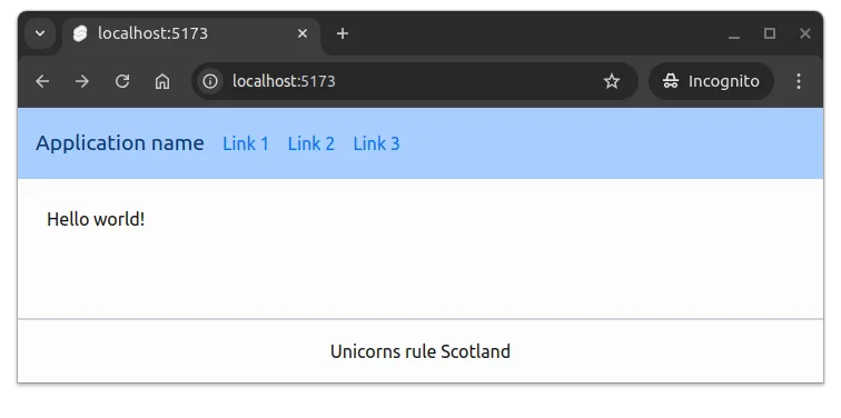 Fig 8. The links are now next to the title.